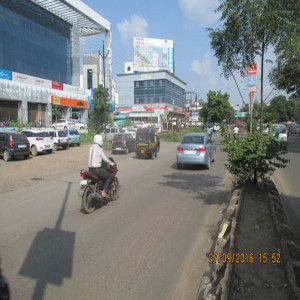 Facing to Baba Petrol,Pump