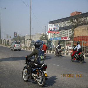 At Bhajanpura Flyover