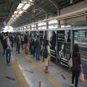 Actuals for Platform Screen Doors Sector 51 Metro Station