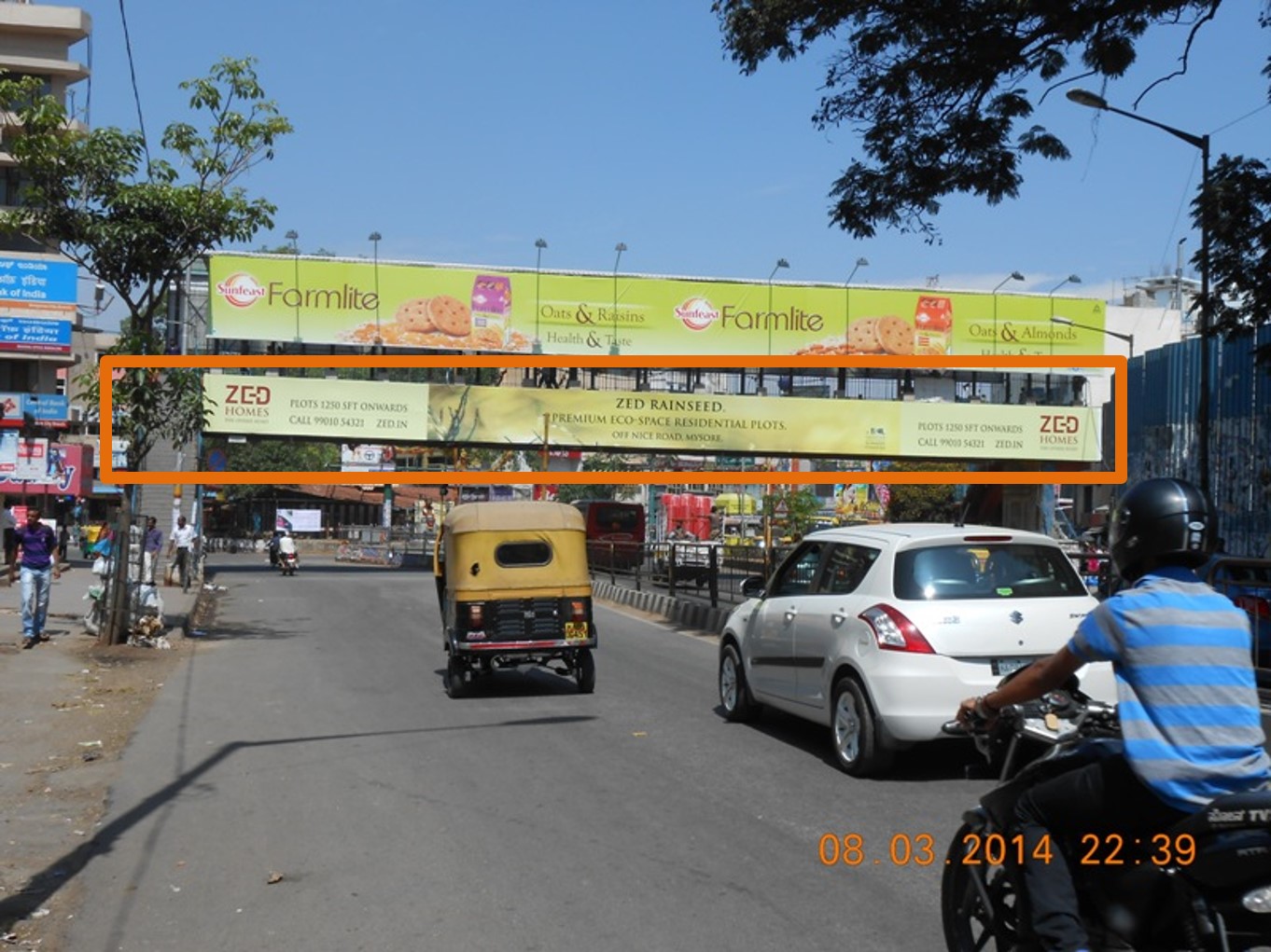 K G Road Foot Over Bridge, Bangalore  