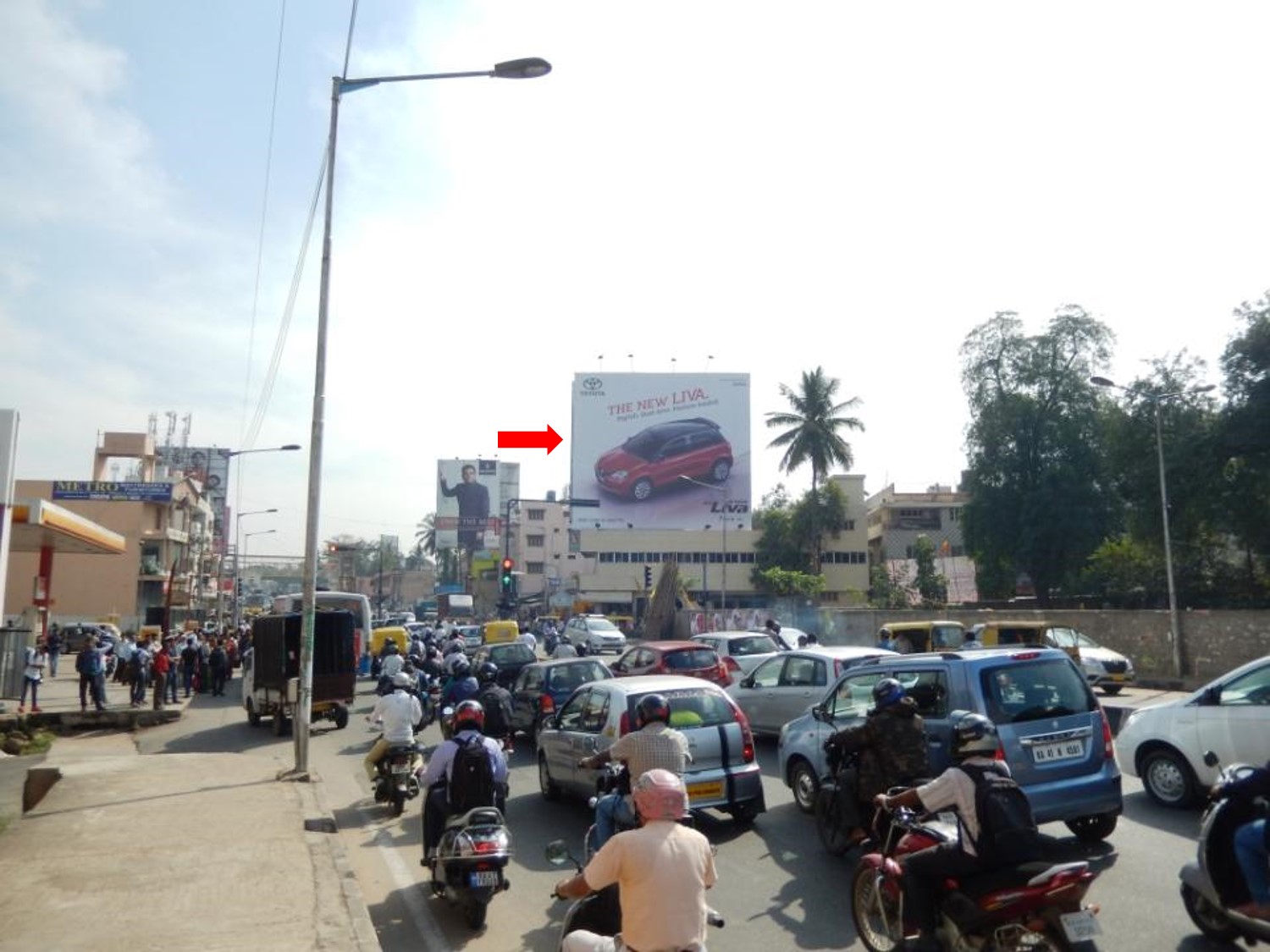 From Sattlite Bus Stand Mysore Road, Gopalan Mall Signal, Bangalore