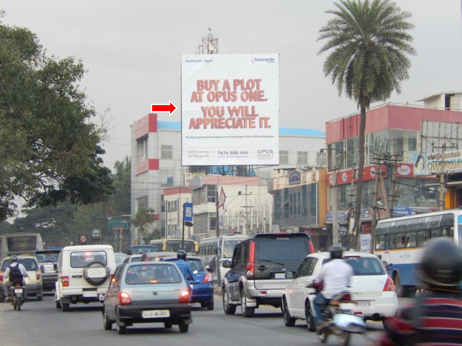 KP Road, From Sarakki jnc Konanakunte Signal, Bangalore