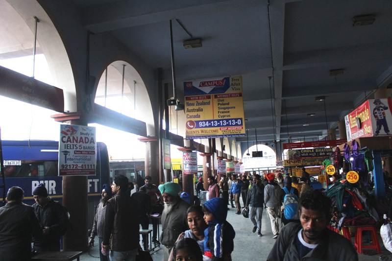 Inside Bus Stand, Amritsar