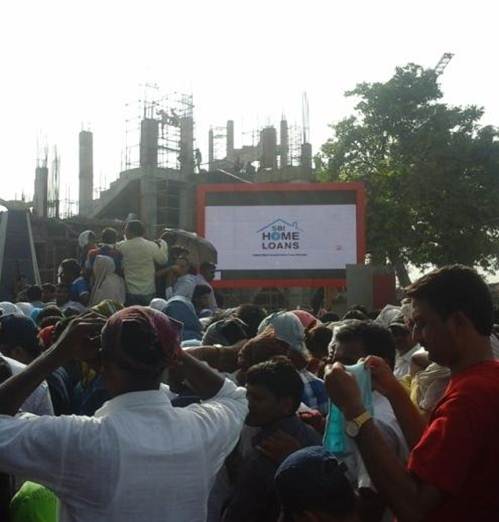 Crowd at Wagha Border, Amritsar