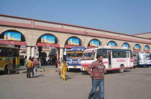 Inside Bus Stand, Amritsar