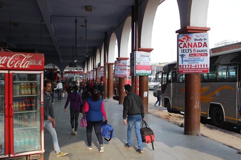 Inside Bus Stand, Amritsar