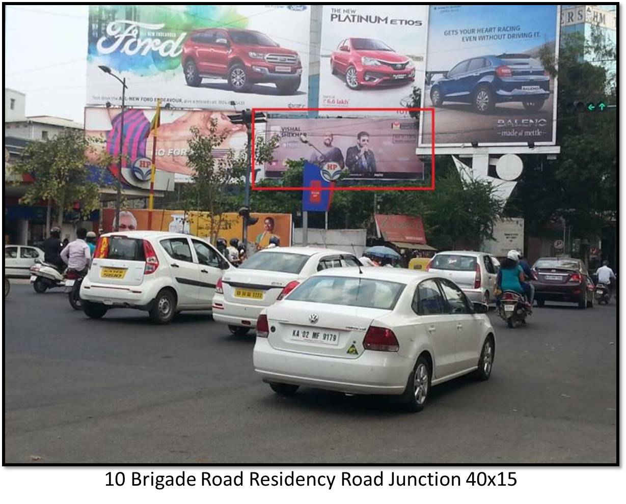 Brigade Road Residency Road Junction, Bengaluru