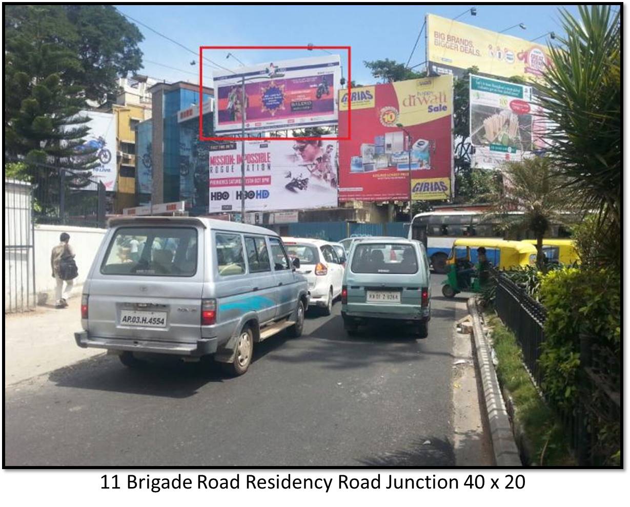 Brigade Road Residency Road Junction, Bengaluru