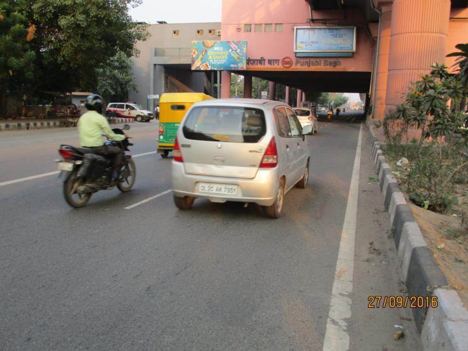 Punjabi  Bagh Metro Station, Delhi