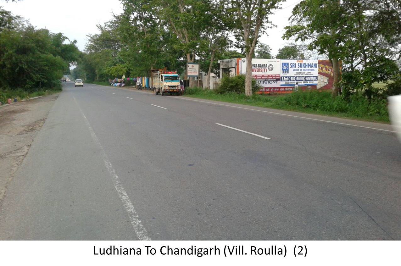 Nr Village  Roulla,  Ludhiana to Chandigarh Highway