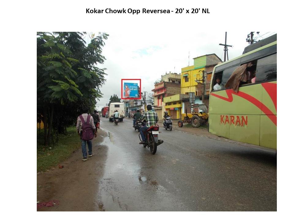 Kokar Chowk Opp Reversea,Ranchi