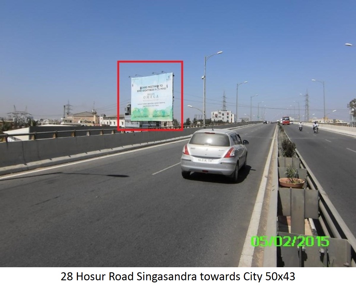 Hosur Road Singasandra Towards City, Bengaluru                       