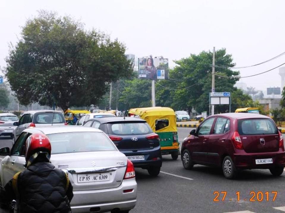 Outside Huda Metro Station, Gurgaon