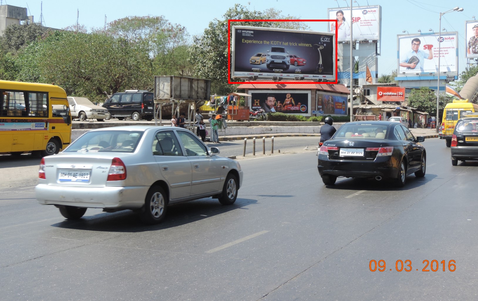 Mahim Causeway on Under FOB Mahim Koli Village ET, Mumbai                          