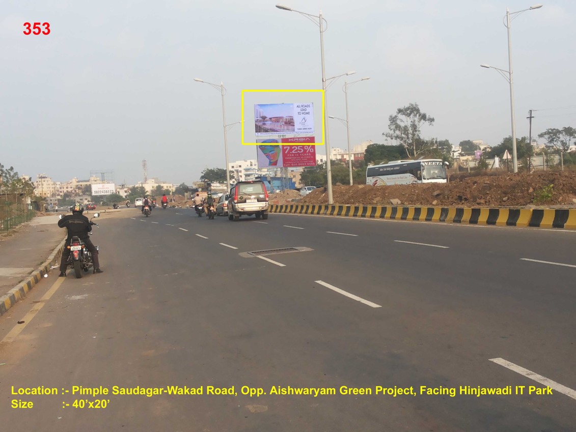 Pimple Saudagar- Wakad Road, Opp. Aishwaryam Green Project, Pune  