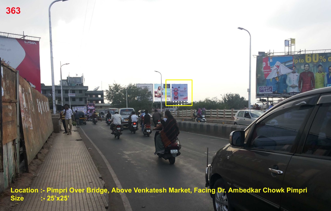 Pimpri Over Bridge, Above Venkatesh Market, Pune  