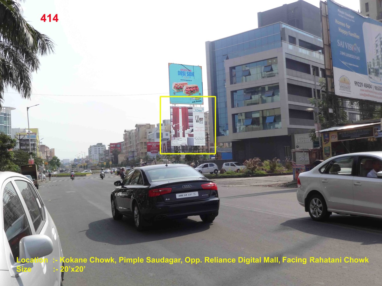 Kokane Chowk, Pimple Saudagar, Opp. Reliance Digital Mall, Pune   