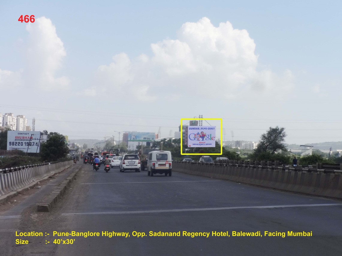 Pune-Banglore Highway, Opp. Sadanand Regency Hotel, Balewadi, Pune