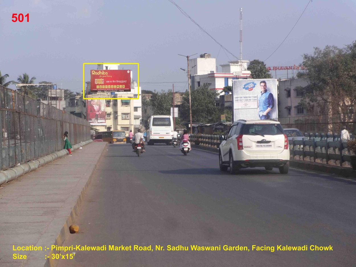 Pimpri- Kalewadi Market Road, Nr. Sadhu Waswani Garden, Pune