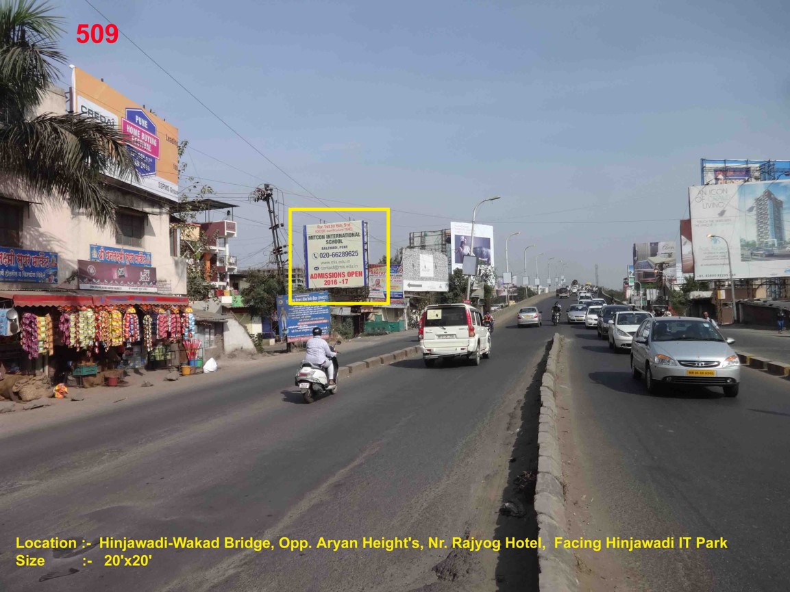 Hinjawadi Wakad Bridge, Opp. Aryan Heights, Nr. Rajyog Hotel, Pune 