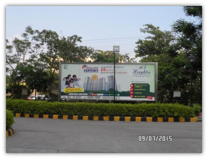 Outer green belt at GF Opp. Parking Exit ramp, Noida