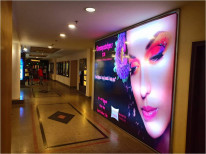 Premium backlight wall PVR lobby 